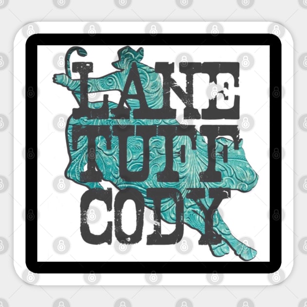 Lane Tuff Cody Sticker by MarieDarcy